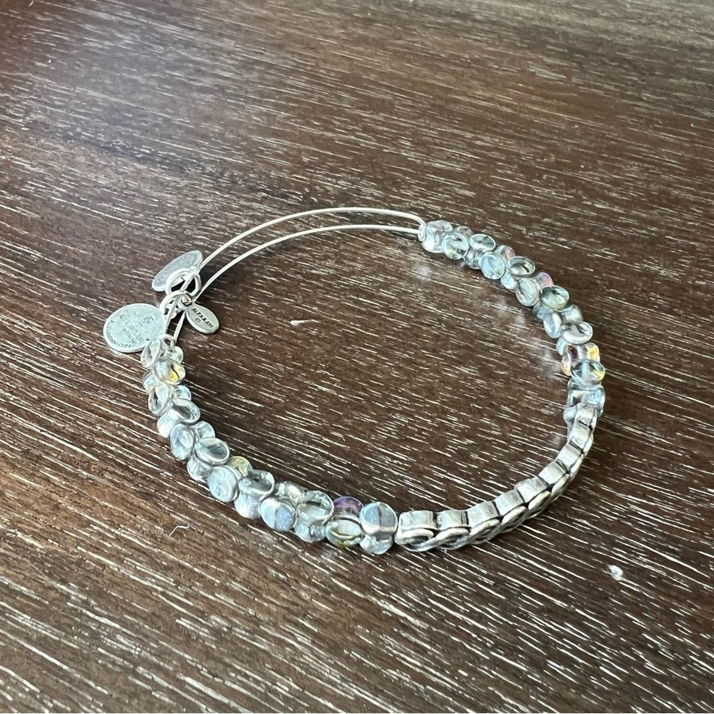 Alex and Ani Silver Indie Spirit Prism Winding Road Bracelet - Picture 2 of 7